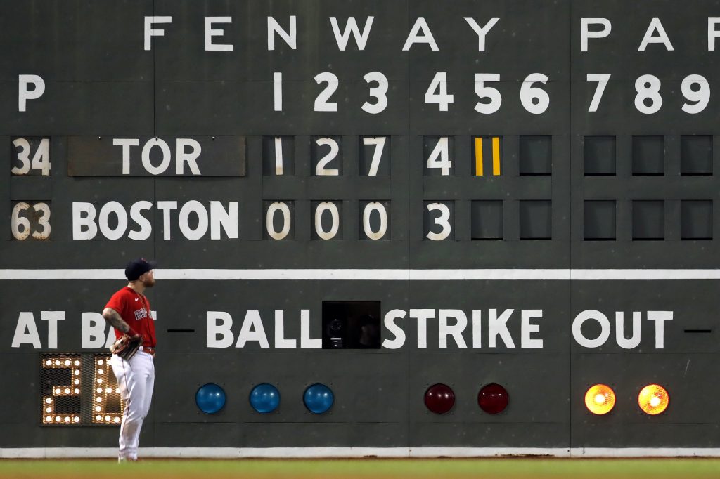 Boston Red Sox break the 1923 record of most yielded runs with a score of  28 to 5