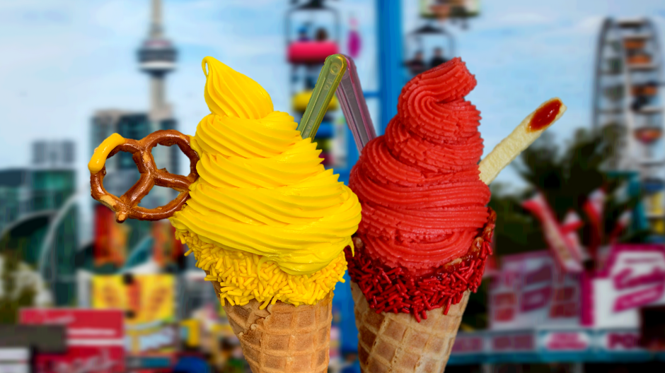 ketchup and mustard ice cream