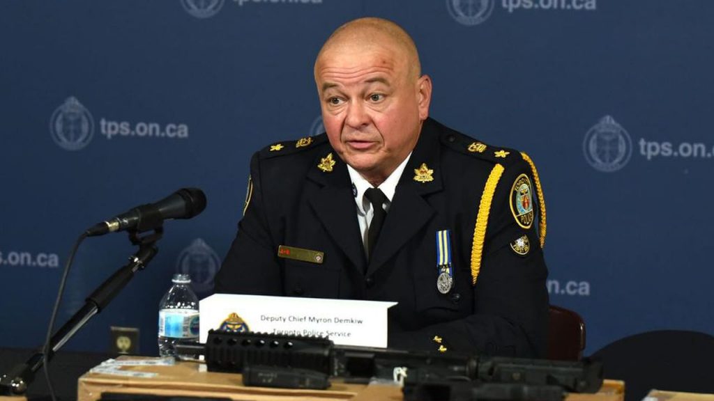 Myron Demkiw, a 32-year veteran of the Toronto Police Service, will be sworn-in as chief Monday morning.