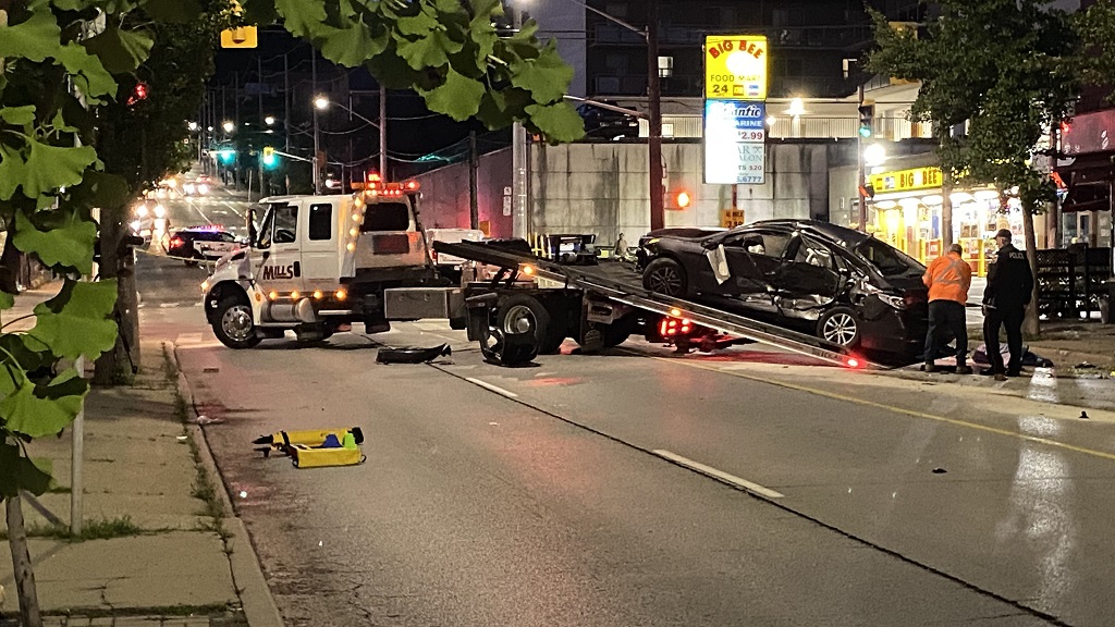 Fatal crash involving a police forensics van in Hamilton