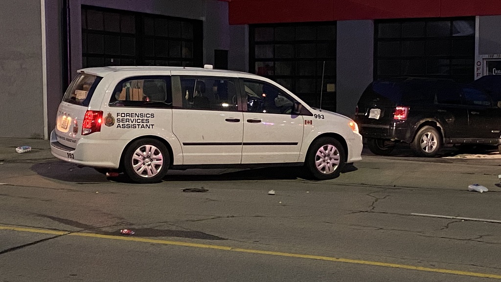 Fatal crash involving a police forensics van in Hamilton