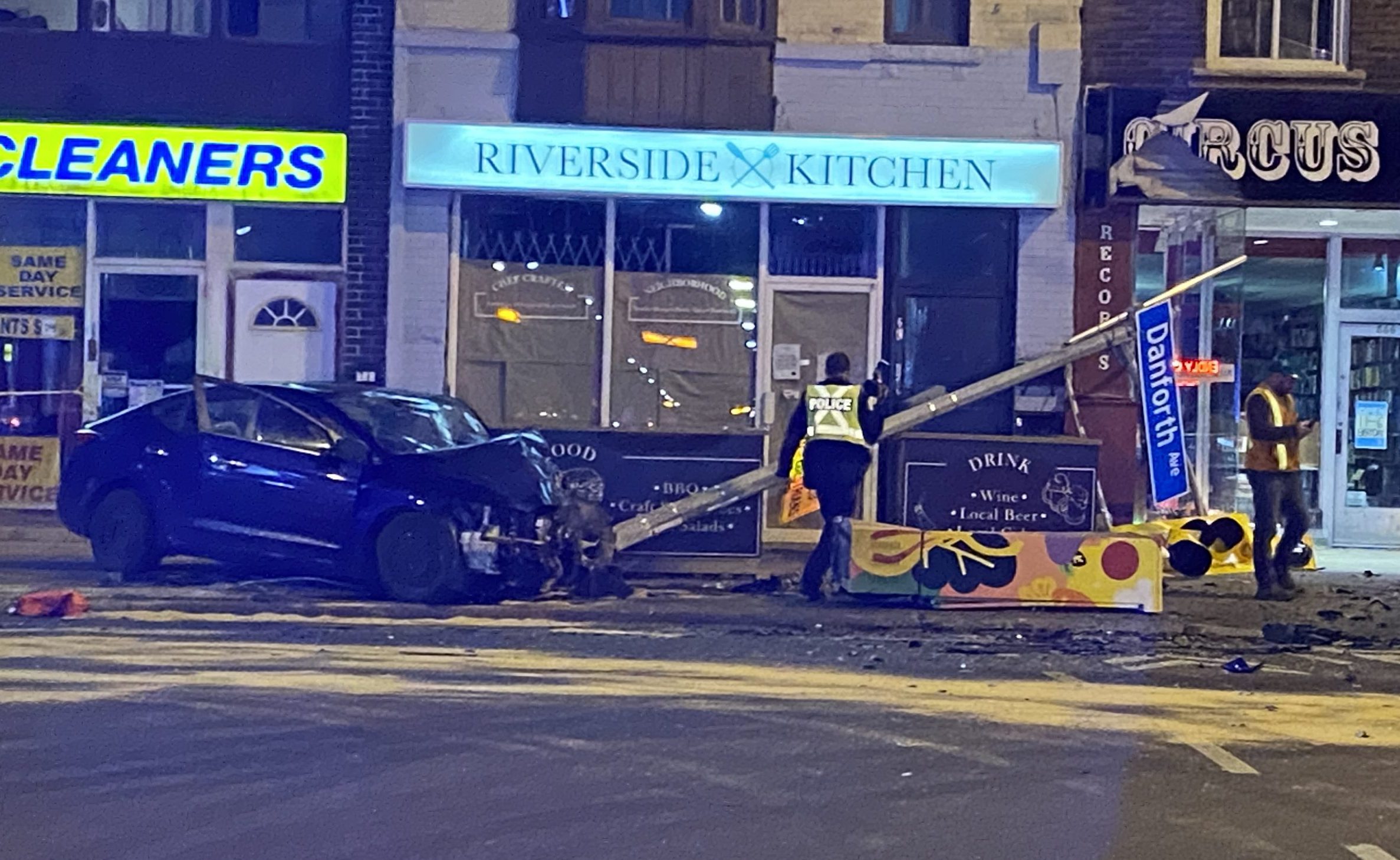 Driver fled Danforth crash then exposed himself, attacked officers