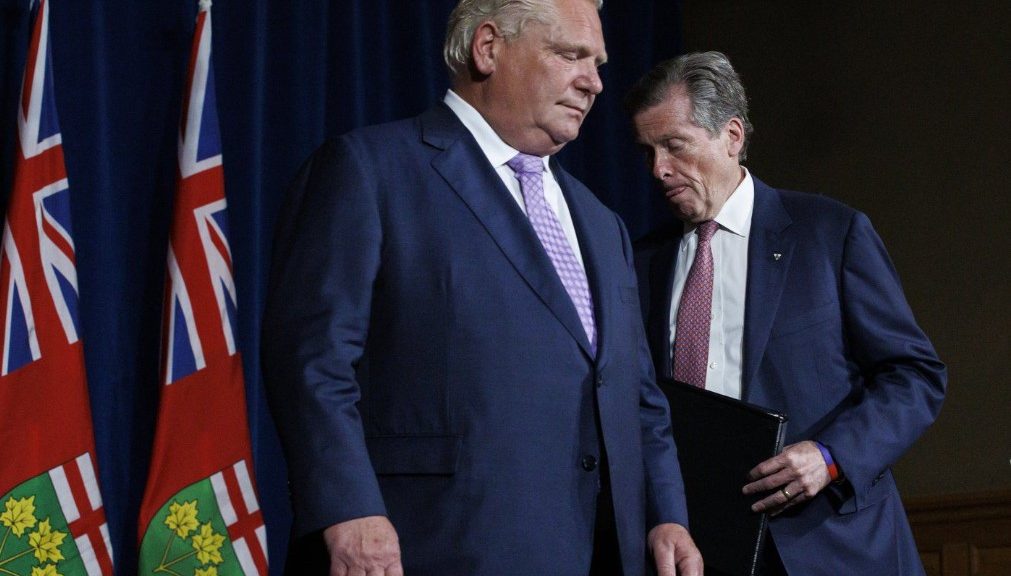 Ford, police union among those encouraging Tory not to resign as Toronto mayor: source