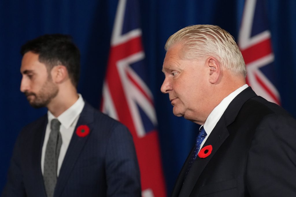 Doug Ford and Stephen Lecce