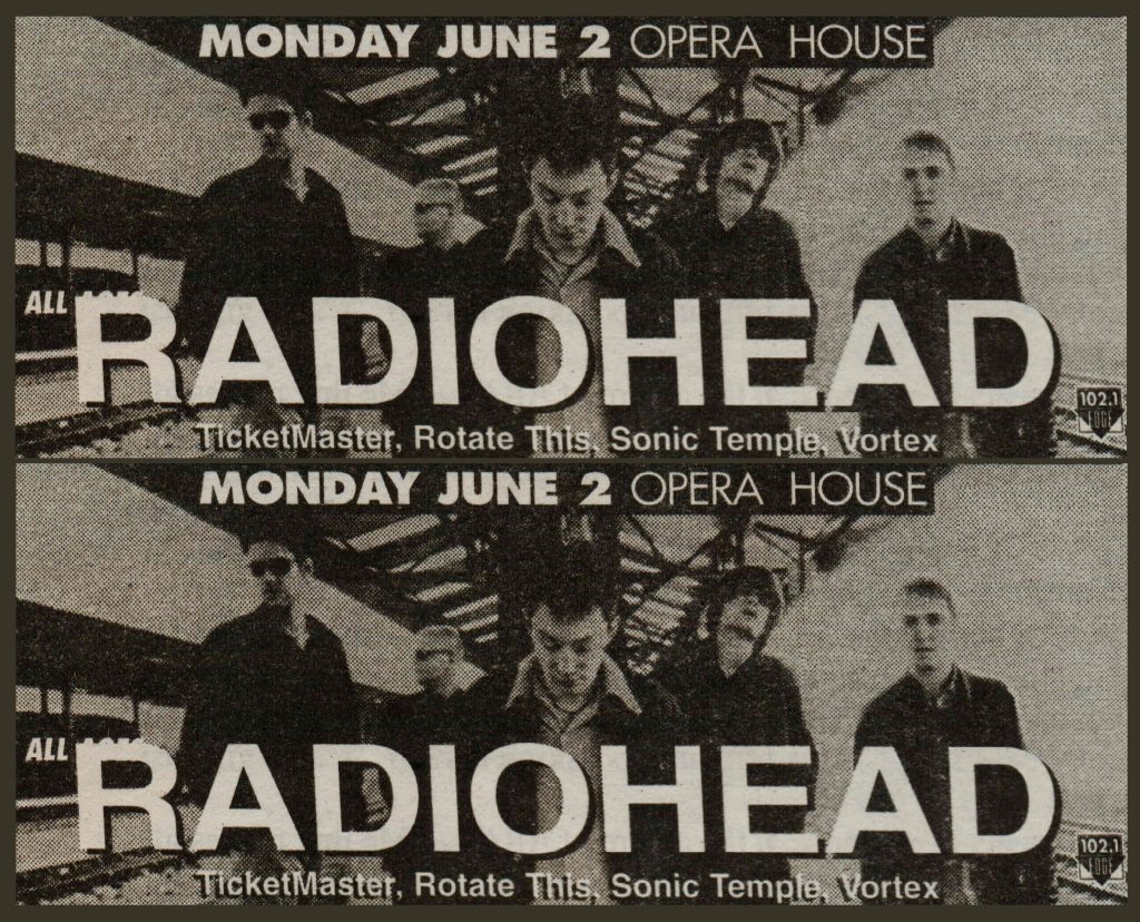 Concert poster for The Opera House.