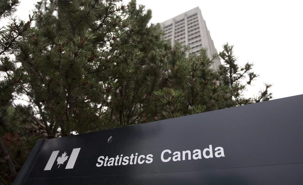 Signage marks the Statistics Canada offices in Ottawa