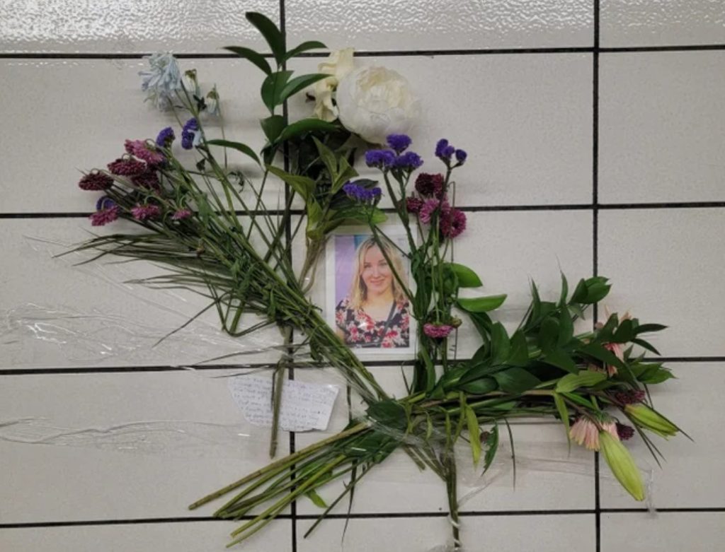 Memorial created for woman fatally stabbed at High Park station