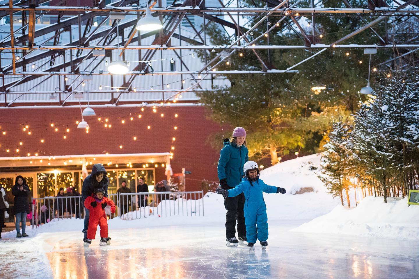 Winter evergreen brickworks