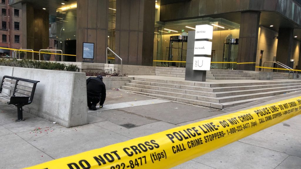 Toronto Police are investigating after a man was killed following a violent incident in the downtown core early Sunday.