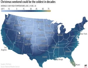 Storm adds uncertainty to strong holiday travel demand in U.S.