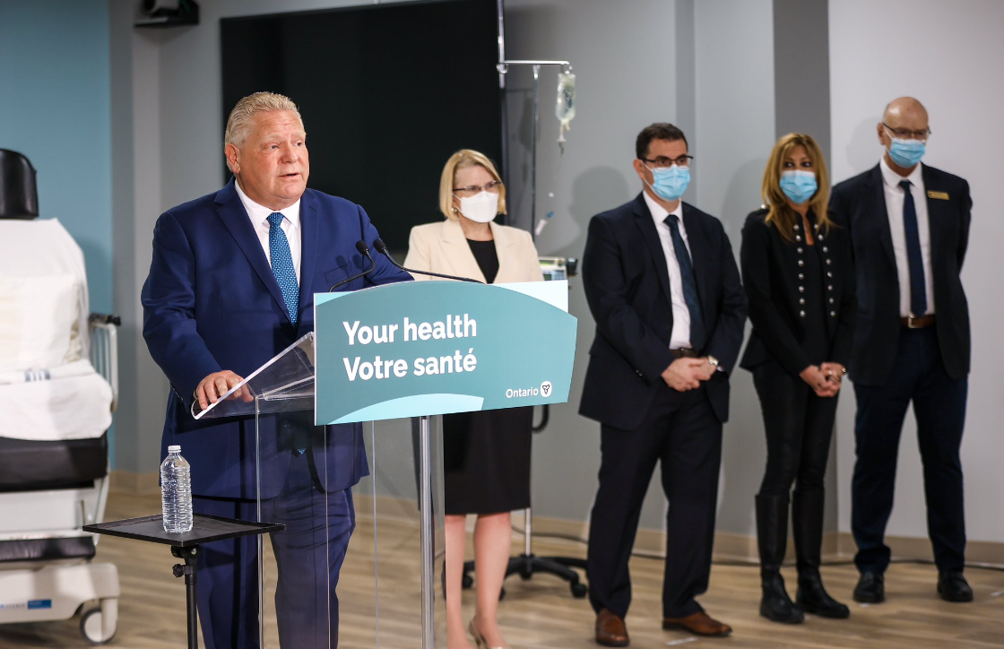 Doug ford announcement today live online stream