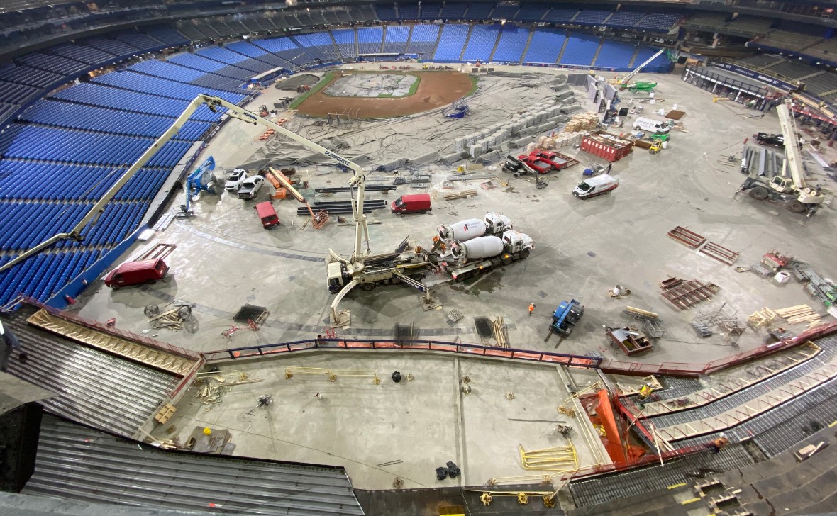First phase of Rogers Centre renovations well underway. Here's what the