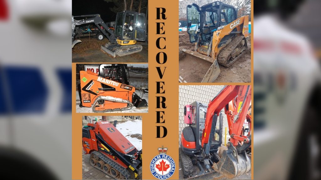 Durham Police Recover $400K In Stolen Construction Equipment