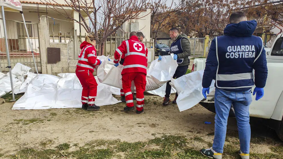 Migrant boat breaks up off Italian coast, killing nearly 60