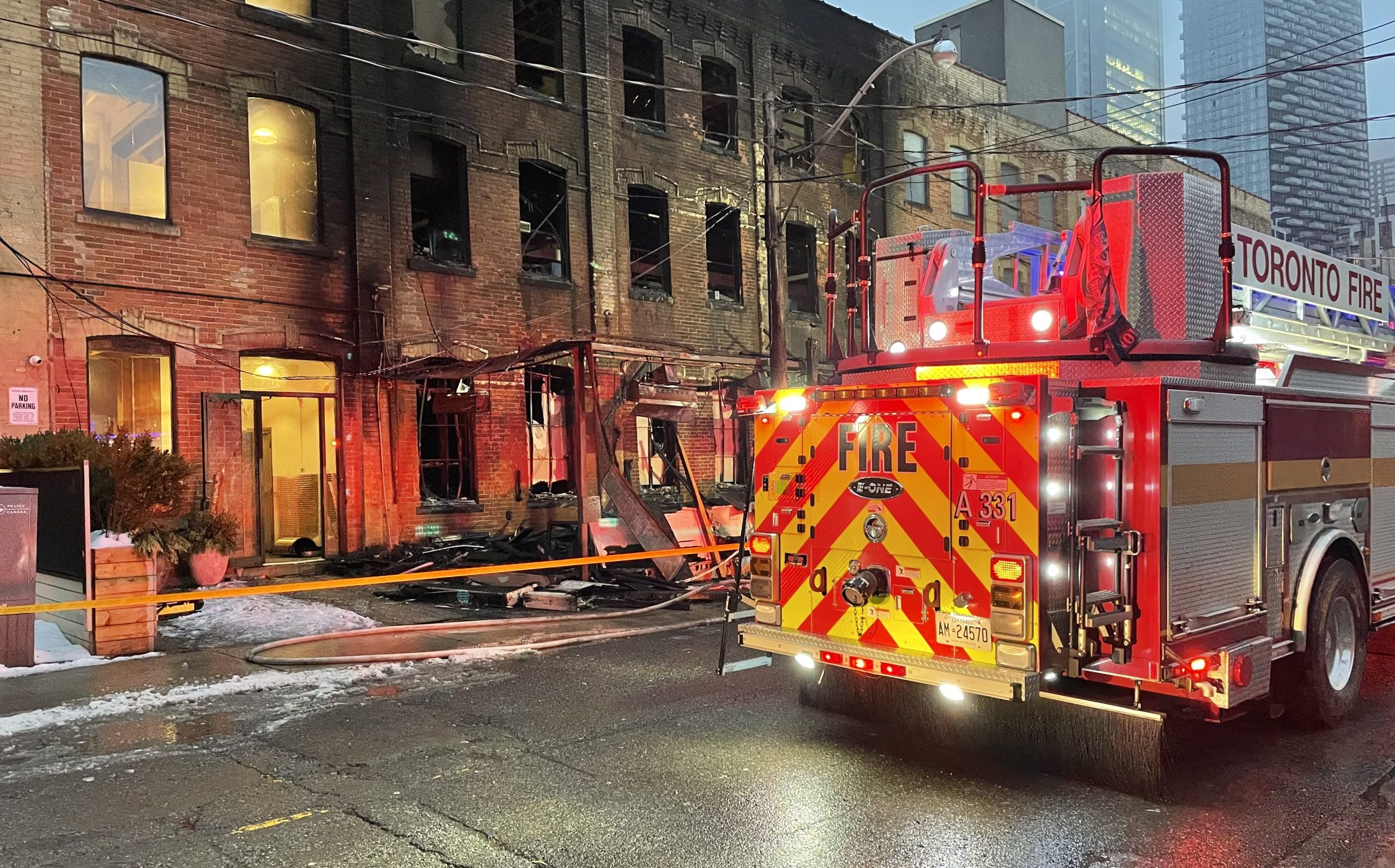 Downtown Toronto restaurant fire believed to be arson police