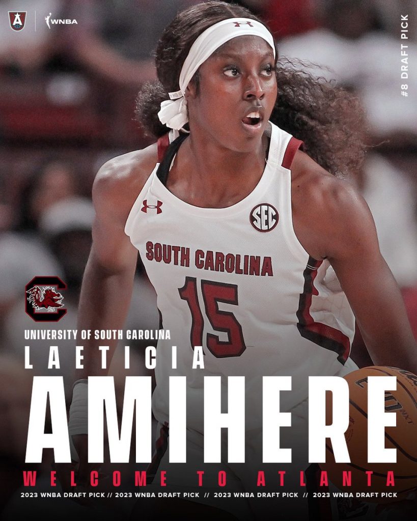 Canadian Laeticia Amihere drafted 8th overall in 2023 WNBA draft