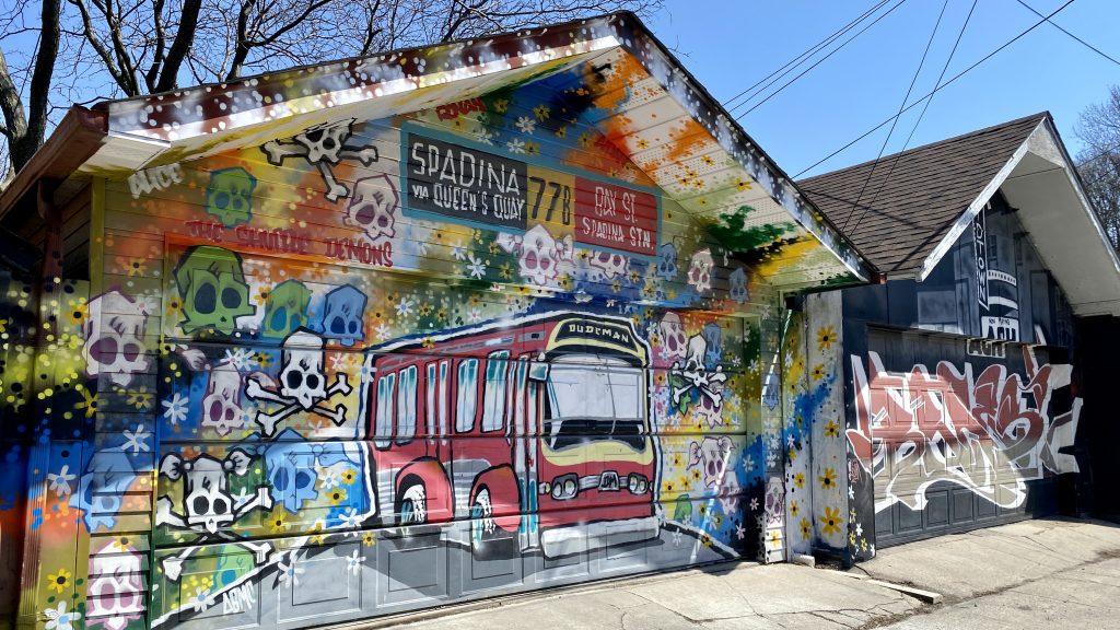 Garage murals in Harbord Village celebrate and foster community