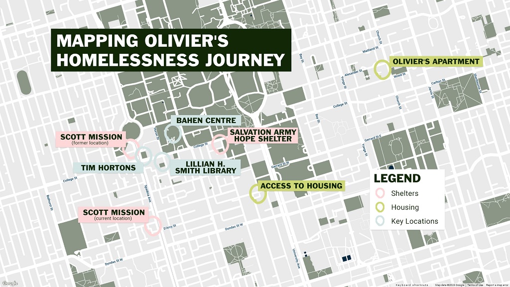 Olivier M. homelessness journey