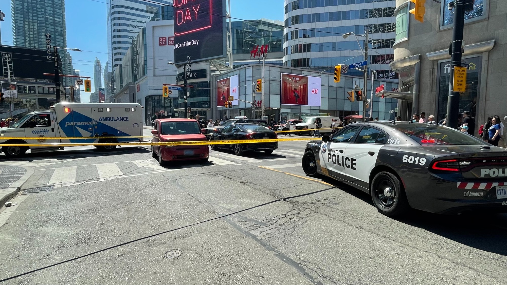 Pedestrian Seriously Injured After Being Struck By Vehicle At Yonge-Dundas