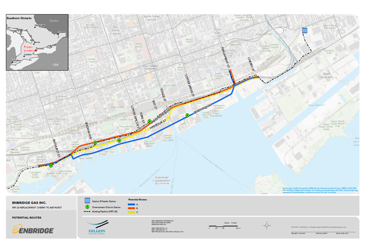 Enbridge pipeline project Toronto