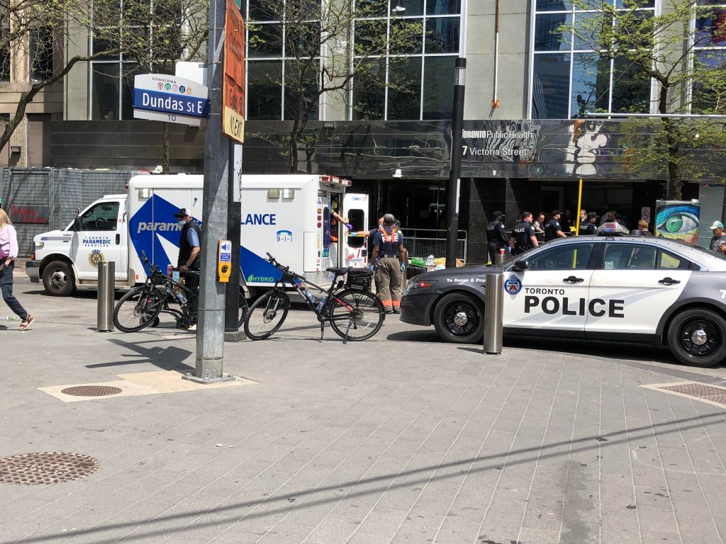 Stabbing near Yonge-Dundas