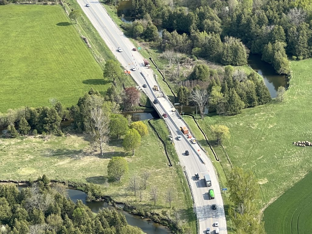 Highway 12 Gamebridge construction