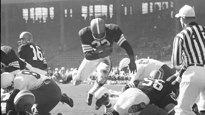 Fullback Jim Brown 