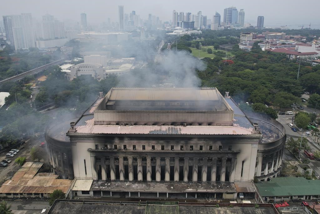 Fire Destroys Main Post Office In Philippine Capital, A Nearly 100-year ...