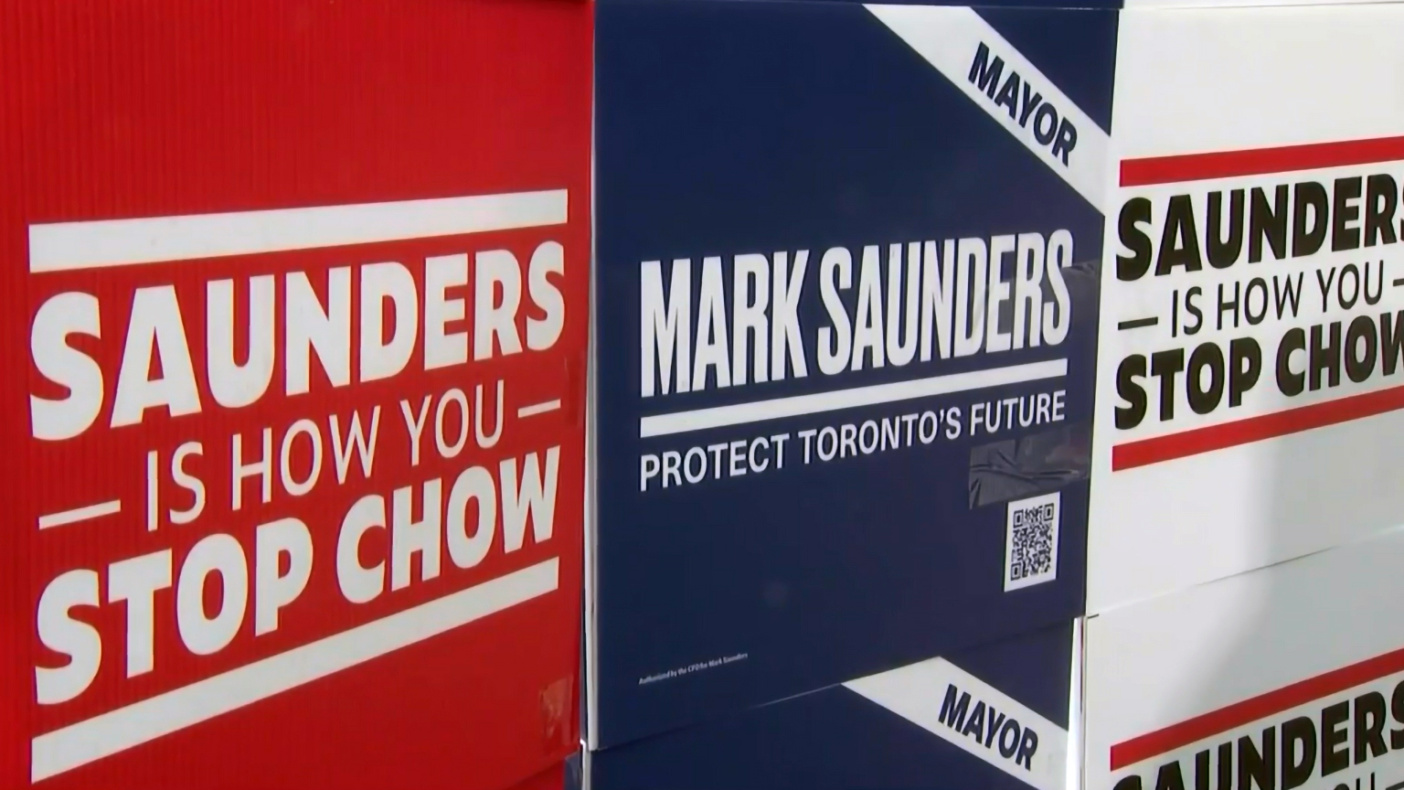 Im The Only One Mark Saunders Bills Himself As Only Alternative To Olivia Chow Citynews 8528