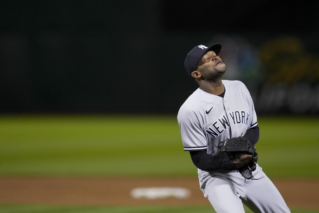 Yankees pitcher Domingo Germán throws 1st perfect game since 2012