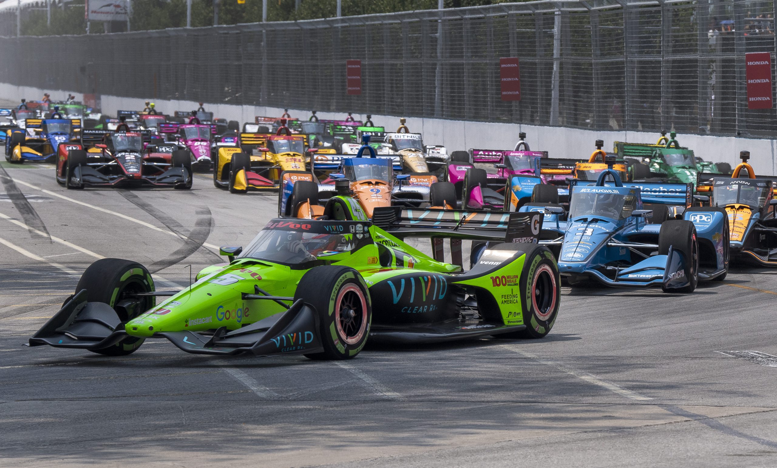 Christian Lundgaard takes pole position at Honda Indy Toronto