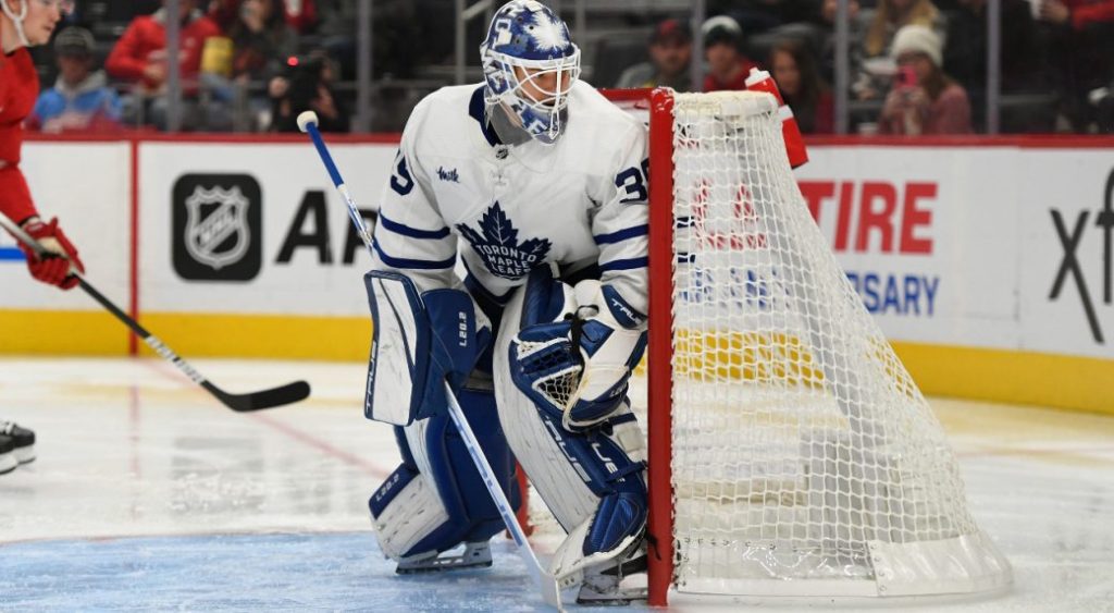 Toronto Maple Leafs goaltender Ilya Samsonov