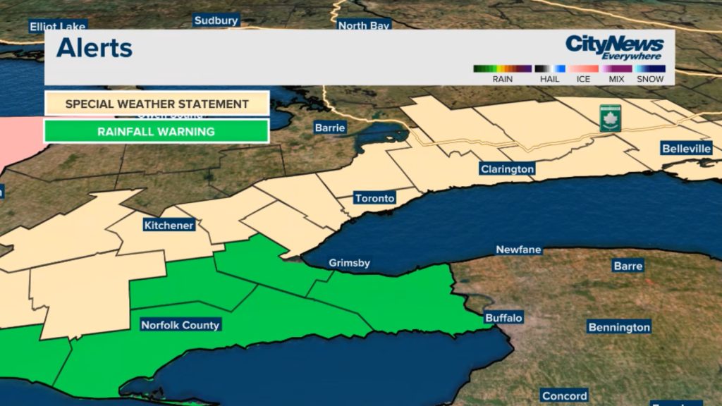 Rainfall statements ended for Toronto and GTA