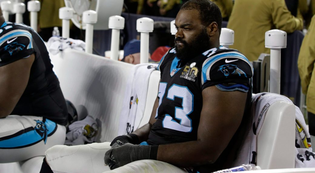 Michael Oher celebrates second Super Bowl trip with Blind Side family