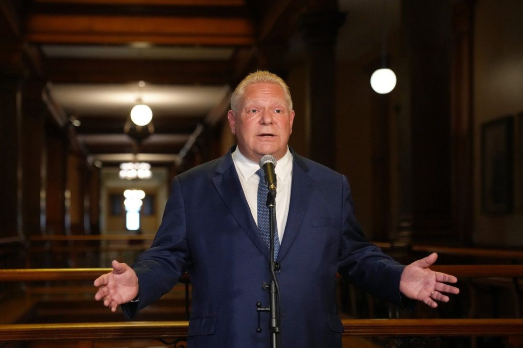 Ontario Premier Doug Ford