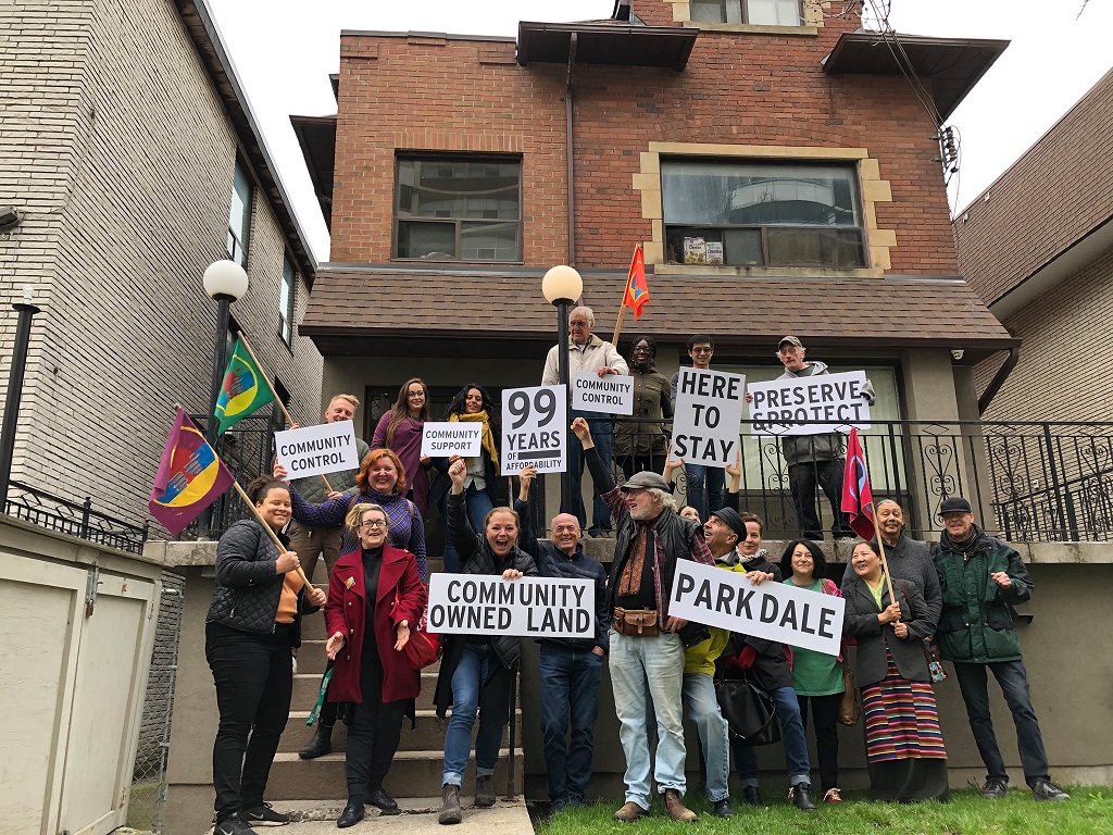 Parkdale Neighbourhood Land Trust celebrates the acquisition of 26 Maynard Ave. in 2019