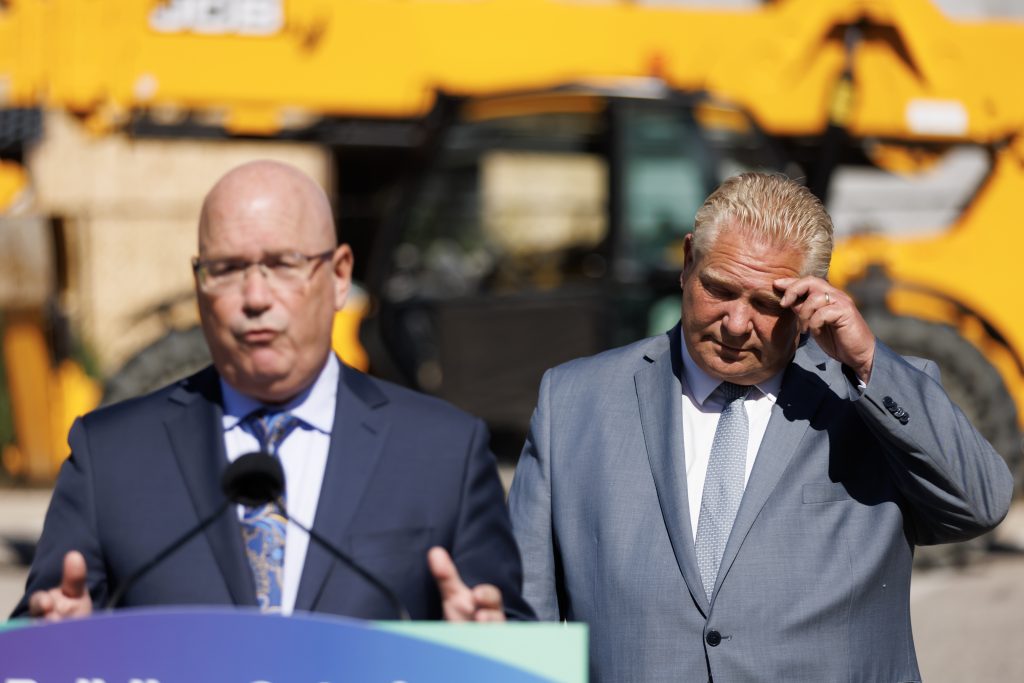 Doug Ford and Steve Clark