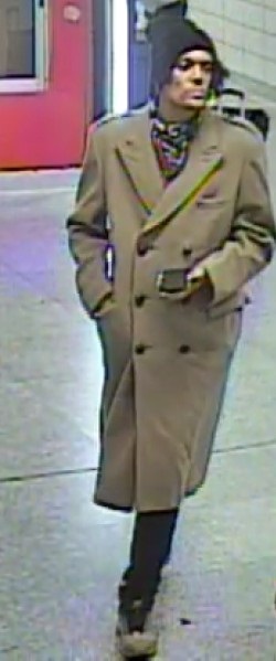 Suspect sought in a Toronto police assault investigation near Coxwell subway station