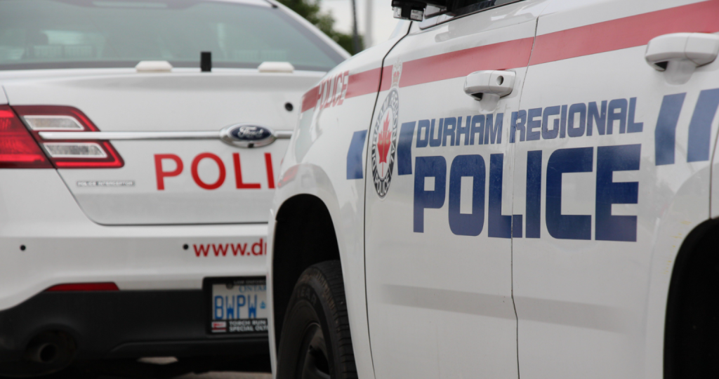 A Durham Regional Police cruiser.