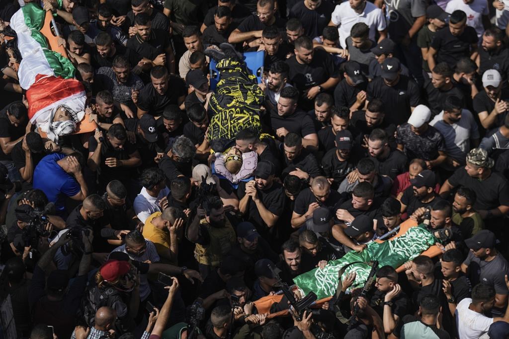 Six Palestinians are killed in latest fighting with Israel, at least 3