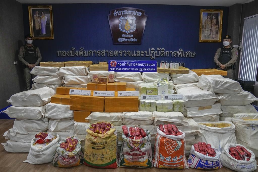 Thai Police Say Drug Bust Nets Methamphetamine, Crystal Meth And Heroin ...