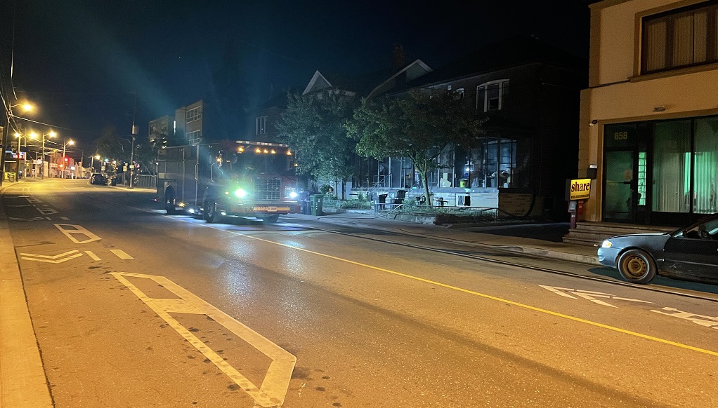 House fire on Vaughan Road A fire broke out at a home on Vaughan Road near Oakwood Avenue in Toronto
