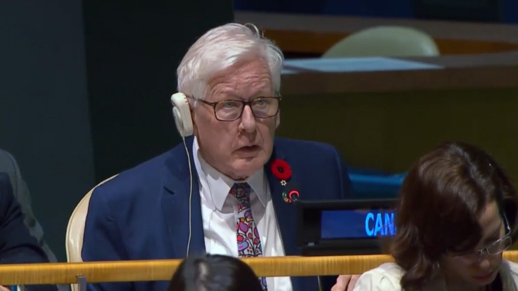 Canada's ambassador to the United Nations, Bob Rae