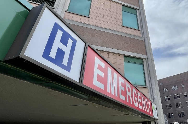 Emergency entrance at Michael Garron hospital