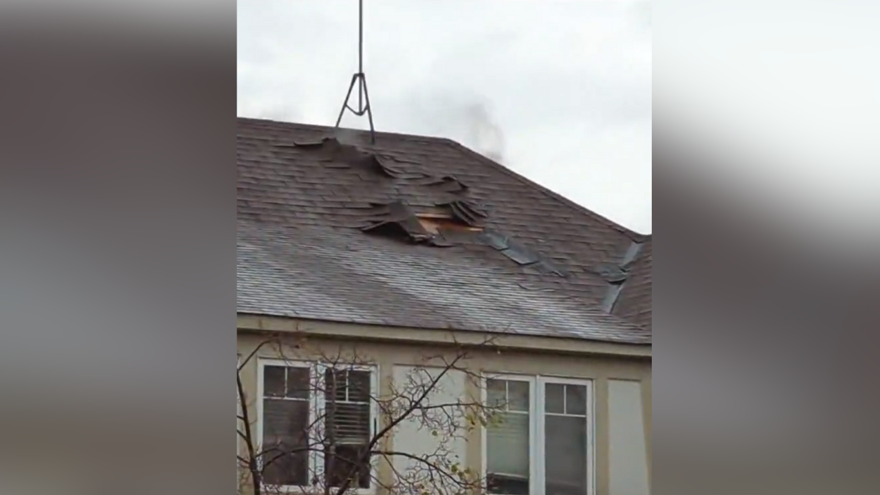 Crews believe lightning strike sparked house fire in Milton, leaving