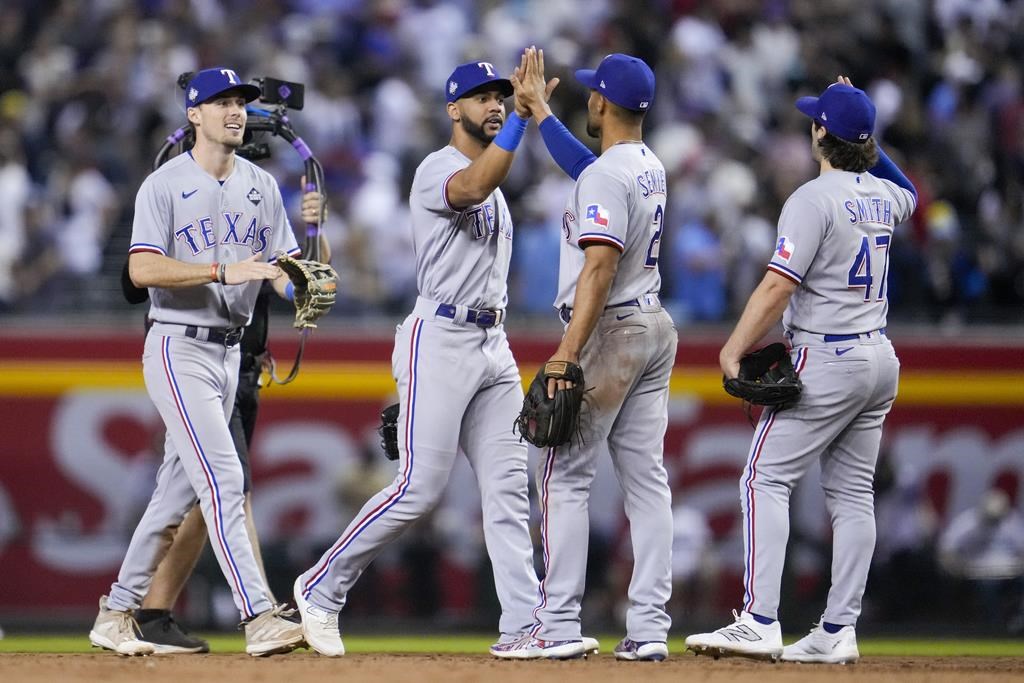 Semien's 5 RBIs, Seager's home run lead Rangers over Diamondbacks 11-7 for  3-1 World Series lead