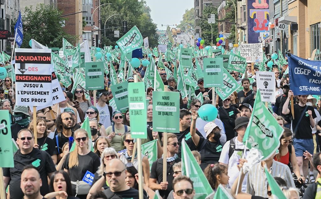 Quebec Public Sector Unions Go On Strike, Announce 72-hour Walkout ...