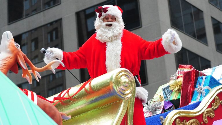 Santa Claus makes his appearance at the Santa Claus Parade. CNW Group/The Santa Claus Parade