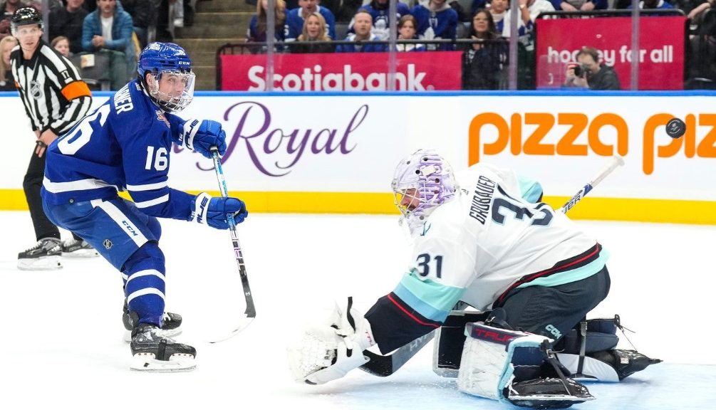 Maple Leafs' Marner nets hat trick, shootout winner against Kraken