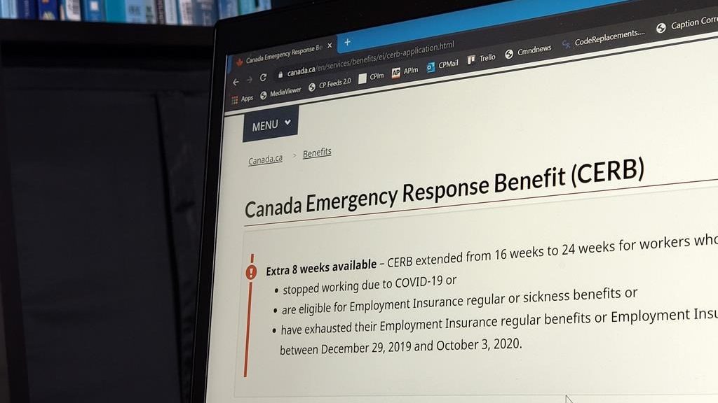 Canada Emergency Response Benefit website